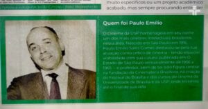 TV Cultura展示了关于作家和评论家Paulo Emílio的系列“USP让巴西变得更好”的最后一集