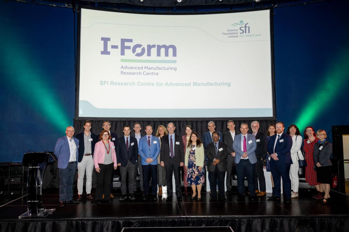 DCU 与 SFI I-Form 研究中心 2500 万欧元第二阶段项目合作
